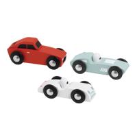 Classic World houten sportauto&apos;s set, 3st.