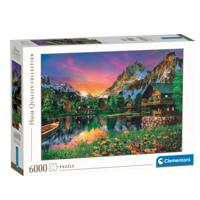 Clementoni Puzzel Alpine Lake, 6000st. - thumbnail