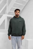 Off The Pitch Wardrobe Essentials Hoodie Heren Donkergroen - Maat XS - Kleur: Donkergroen | Soccerfanshop
