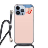 High heels: iPhone 13 Pro Transparant Hoesje met koord