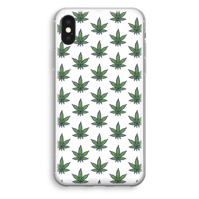 Weed: iPhone X Transparant Hoesje