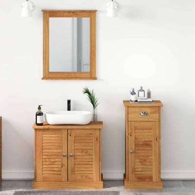 Badkamermeubelset met lade VIGO 3 pcs Bruin 37 x 34 x 80 cm