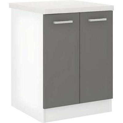 ULTRA Keukenonderstel L 60 cm inclusief werkblad - grijs