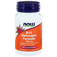NOW B12 Geheugen Formule 1000mcg Zuigtabletten 100st