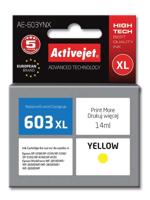 Activejet Activejet-inkt AE-603YNX (vervangingsinkt Epson 603XL T03A44; Supreme; 14 ml; geel)