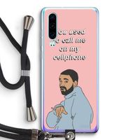 Hotline bling: Huawei P30 Transparant Hoesje met koord