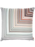 Missoni Home coussin à rayures - Tons neutres - thumbnail