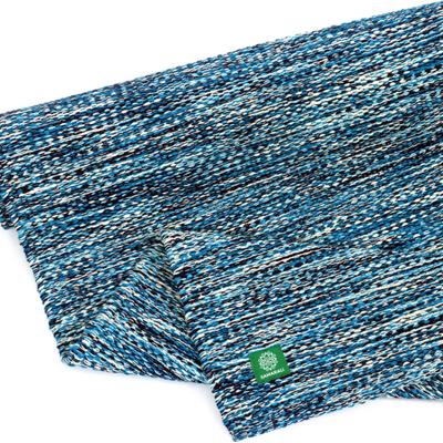 Yoga Vloerkleed van Organisch Katoen - Blauw