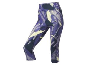 CRIVIT Dames driekwart sportlegging (Print, XS (32/34))