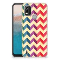 Nokia C21 Plus | TPU bumper | Zigzag Multi Color