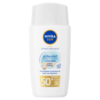 Nivea Sun Ultra Light Daily Fluide Light Tinted Spf 50+