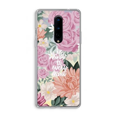 Kindness matters: OnePlus 8 Transparant Hoesje