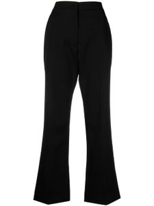 Jil Sander pantalon court à taille haute - Noir