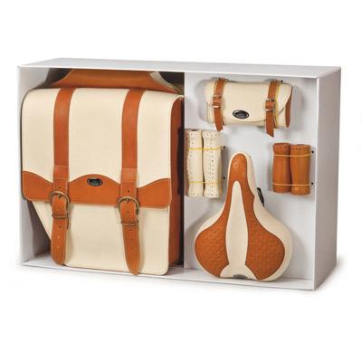 Selle Monte Grappa Monte grappa set vintage smg 4-delig leer cream/honey