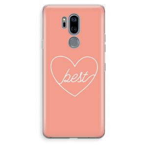 Best heart: LG G7 Thinq Transparant Hoesje