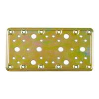 Bevestigingsplaatje AMIG 503-12124 Bichromaat Gouden Staal (200 x 100 mm)