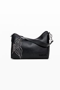 Tas M met vlinderprint - BLACK - U