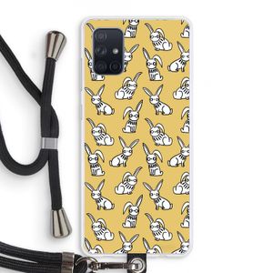Haas: Samsung Galaxy A71 Transparant Hoesje met koord