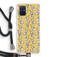 Haas: Samsung Galaxy A71 Transparant Hoesje met koord