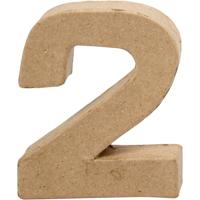 Creativ Company Cijfer, 2, h: 10 cm, b: 8,3 cm, dikte 1,7 cm, 1 stuk Creativ Company Cijfer, 2, h: 10 cm, b: 8,3 cm, dikte 1,7 cm, 1 stuk