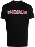 DSQUARED2 t-shirt en coton à logo imprimé - Noir - thumbnail