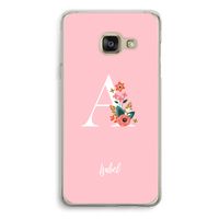 Pink Bouquet: Samsung A3 (2017) Transparant Hoesje