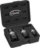 VIGOR dopsleutel set "v5505" power joint kit w.ball joint 3 pcs.