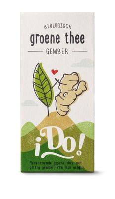 I Do Groene thee gember bio (20 st)