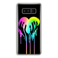Hold My Heart: Samsung Galaxy Note 8 Transparant Hoesje