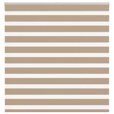 Zebra Blind 150x100 cm stofbreedte 145,9 cm polyester zandbruin