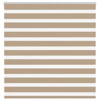 Zebra Blind 150x100 cm stofbreedte 145,9 cm polyester zandbruin