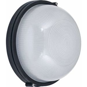 LED Tuinverlichting - Buitenlamp - Lagoon - Wand - Aluminium Mat Zwart - E27 - Rond
