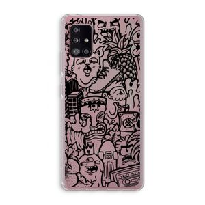 Vexx Black Mixtape: Samsung Galaxy A51 5G Transparant Hoesje