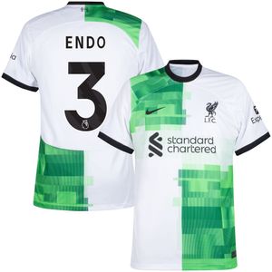 Liverpool Shirt Uit 2023-2024 + Endo 3