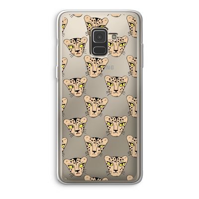 Tijger: Samsung Galaxy A8 (2018) Transparant Hoesje