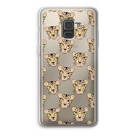 Tijger: Samsung Galaxy A8 (2018) Transparant Hoesje