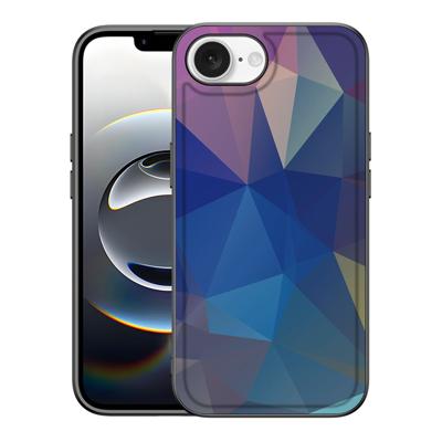 iPhone 16e Backcover Polygon Dark