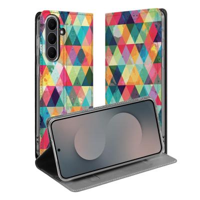 Bookcase Samsung Galaxy S25 FE Geruit