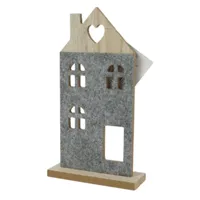 Decoratie huisje 21 cm | 24 stuks