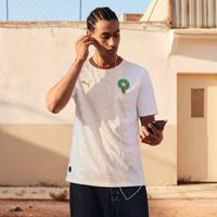 Marokko Shirt Uit Senior 2026/2028 - Maat XL - Kleur: BeigeWit | Soccerfanshop