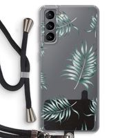 Simple leaves: Samsung Galaxy S21 Transparant Hoesje met koord