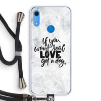 Partner in crime: Huawei Y6s Transparant Hoesje met koord