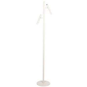 Freelight Vloerlamp Luogo Led 2-Lichts Wit incl. Dimmers