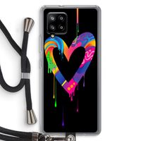 Melts My Heart: Samsung Galaxy A42 5G Transparant Hoesje met koord