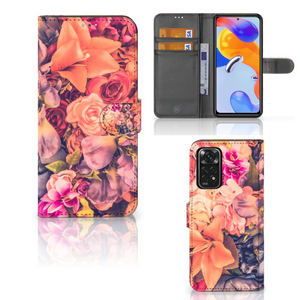 Xiaomi Redmi Note 11 Pro 5G/4G Hoesje Bosje Bloemen