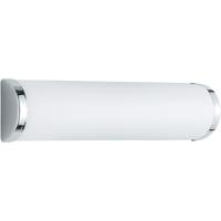 LED Wandlamp - Trion Ravon - 2 Lichtpunten tot 40 Watt - E14-fitting - Wit Glas - Chroom - Metaal