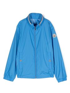 Moncler Enfant veste Farlak à patch logo - Bleu