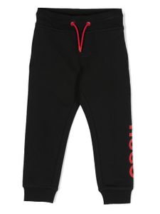 HUGO KIDS Trainingsbroek met logoprint - Zwart