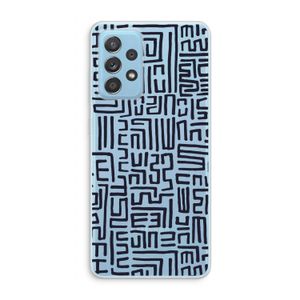 Moroccan Print: Samsung Galaxy A73 Transparant Hoesje