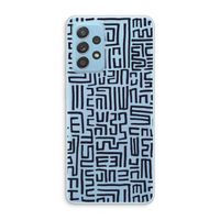 Moroccan Print: Samsung Galaxy A73 Transparant Hoesje